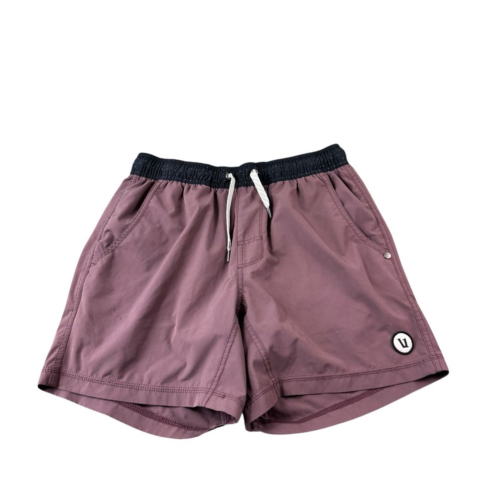 Vuori Lined Kore Performance Maroon Running Short Size Small